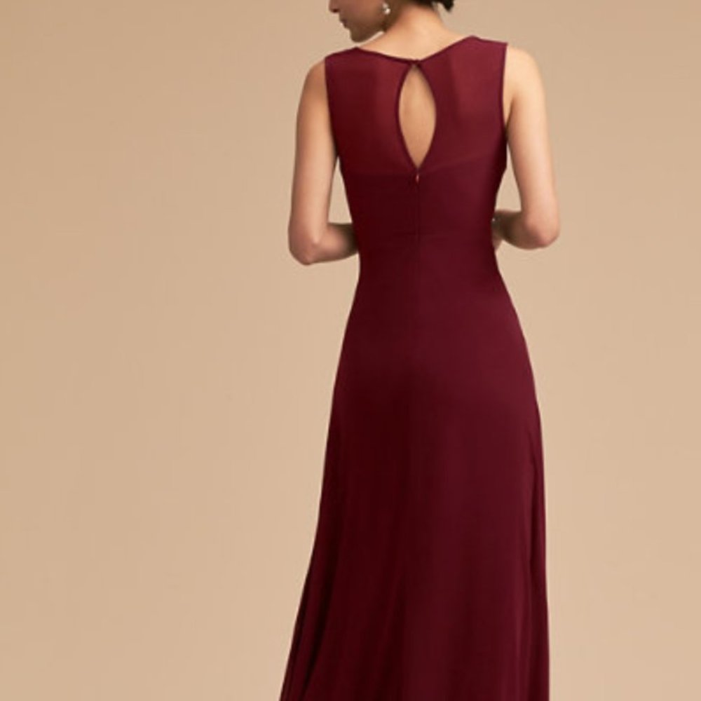 Burgundy BHLDN Capulet dress
